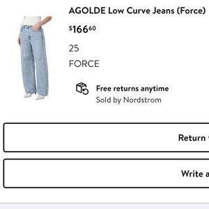 Agolde Light Wash Straight-Leg Jeans — Faded Blue Denim